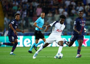 Mohammed Kudus scores first Champions League goal for Tottenham