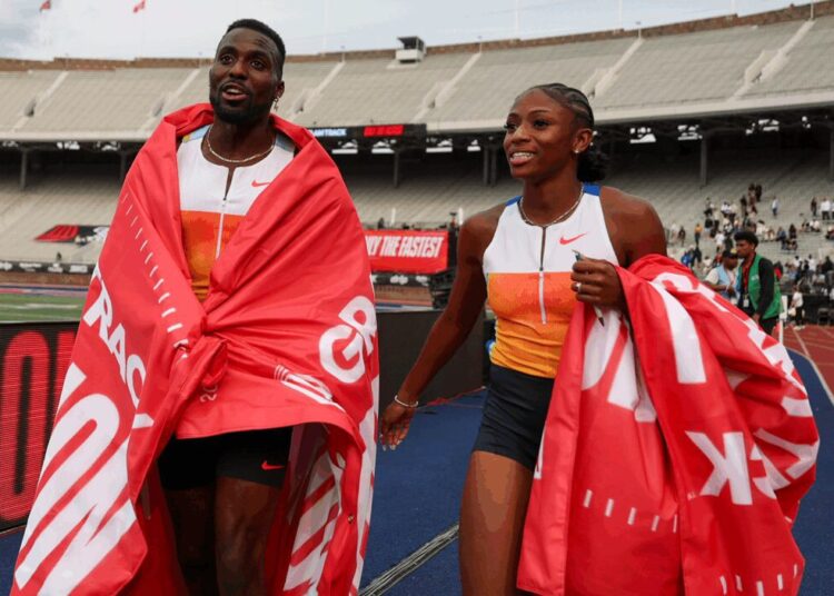Grand Slam Track 2025: Melissa Jefferson-Wooden runs historic 100m in Philly