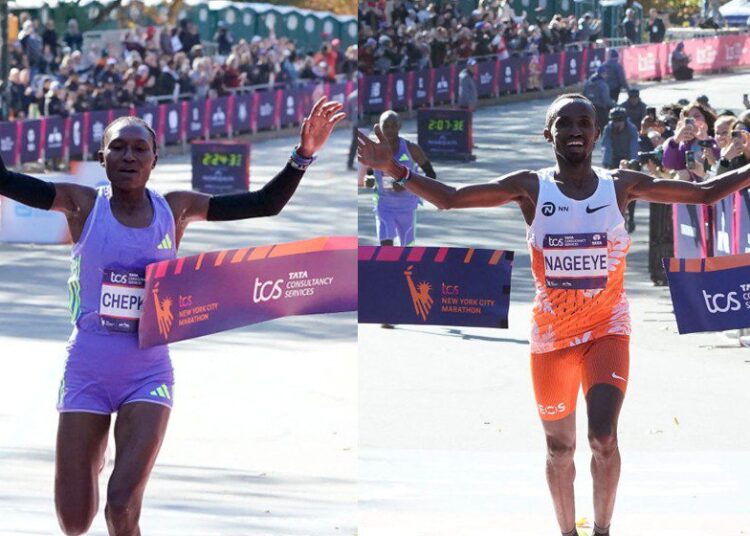 2024 New York City Marathon: Chepkirui and Nageeye win titles