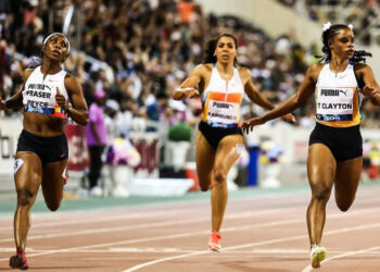 Tia Clayton not happy with her start despite running world lead time in Doha