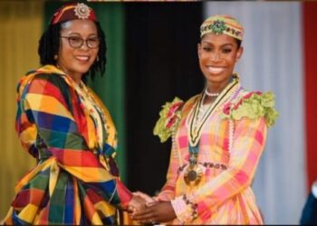 Dominican Republic awards Thea LaFond-Gadson with nations highest honor following Paris 2024 exploits